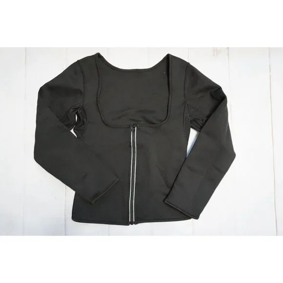 Sportswoman’s Fat-Burning Suit with Long Sleeves: Sauna Suit - Size S, NWOT - Picture 3 of 6